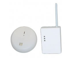 Pack detecteur fume sans fil pour centrale alarme avec fil detecteurs fuite gaz