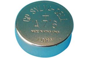 Pile bouton lithium 1.5V - 125mAh