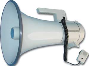 Megaphone 35w micro sirene ampli son