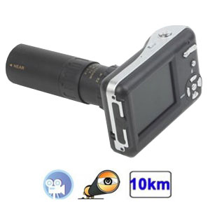 Camra tlescope numrique - 12 mgapixels - 10Km - Zoom 8X - Ecran LCD 2.4