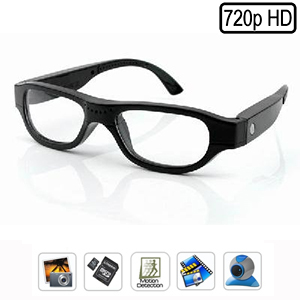 Lunette de vue avec camra cache couleur et DVR - HD 720p - Angle de vue 60 - Capacit jusqu 8 Go MicoSD (en option)