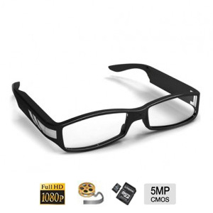 Lunette de vue avec camra cache couleur HD et DVR - 5 mgapixels - Capacit jusqu 32 Go