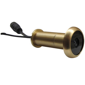 Cam�ra sans fil pour judas de porte - 5.8GHZ - 480LTV - Angle de vue 90� - port�e 100m