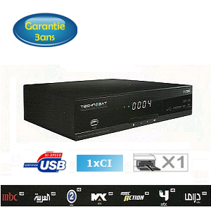 Pack Arabe MBC HD 12 mois + Terminal num�rique Technosat T-786 HD