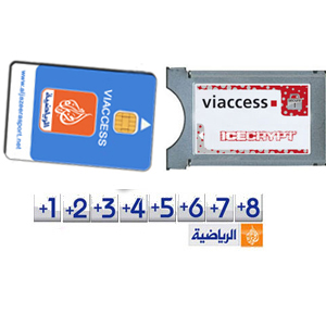 Pack Al Jazeera Sport Basic  8 cha�nes 3 mois via Nilesat 7� W + Module Viaccess S�curis�