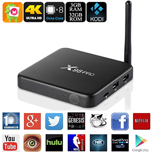Box Android TV X98 Pro