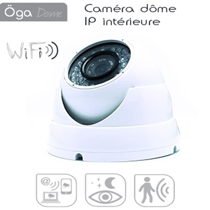 Camra IP dme intrieure - PlugPlay - iPhone - Android - AVIDSEN 123213