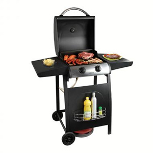 Barbecue gaz sur pieds - 2 Brleurs 6 kW - DomoClip DOC151