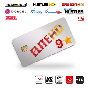 Carte Elite HD 9 STARS 12 mois TV Adulte XXX Abonnement International HotBird Dorcel XXL Brazzer Redlight Private Hustler VividTV