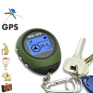 Mini Rcepteur GPS - Localisateur avec affichage LCD et porte-clefs