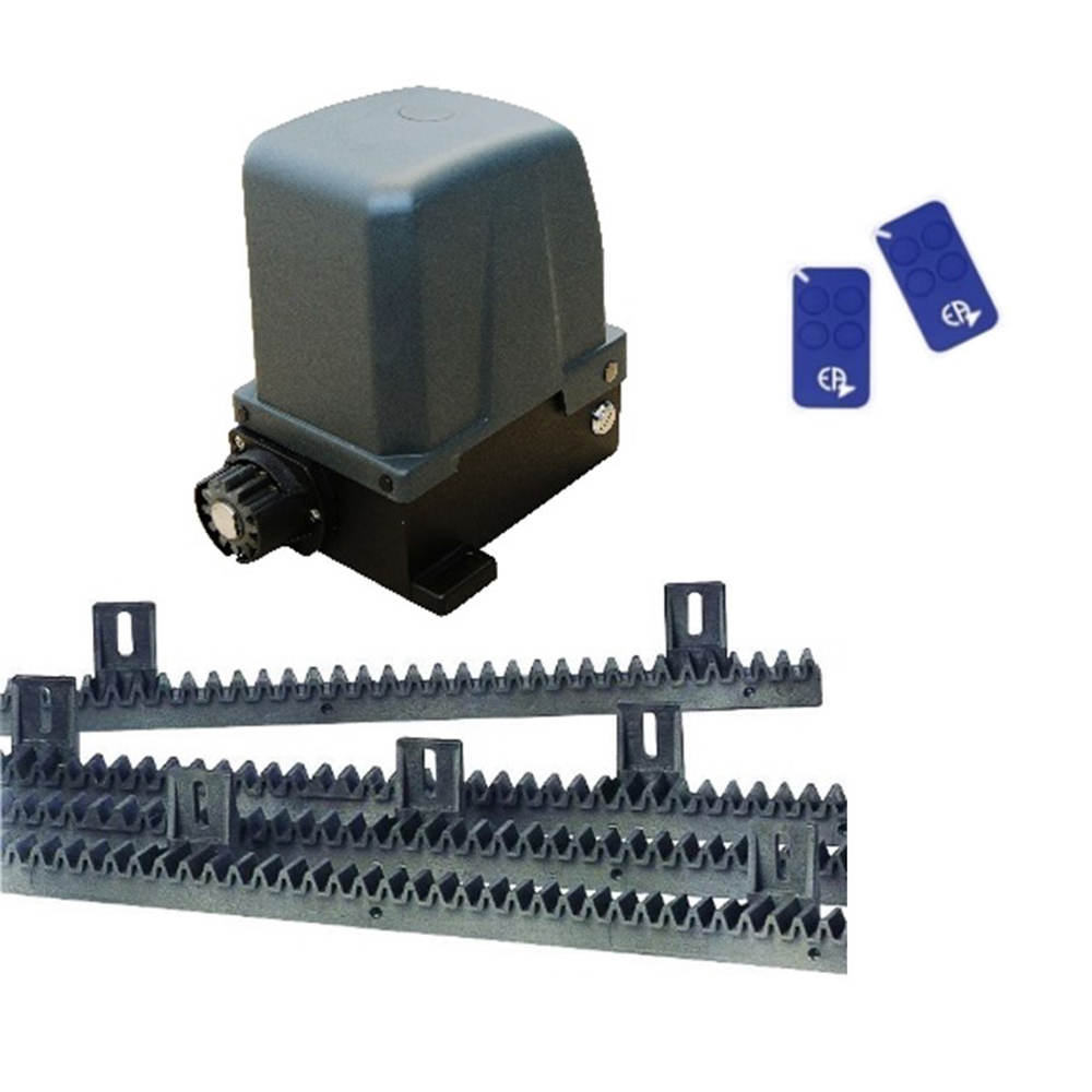 Kit Motorisation Portail Coulissant Automatisme Ouverture EA CL624 Basic 24 V - pour portails jusqu’à 400kg, Intensif, à Encodeur