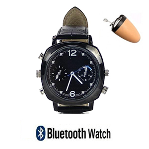 kit espion sans fil Montre Bluetooth inductive + couteur espion