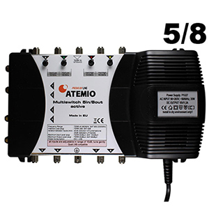 Multiswitch 5/8 Atemio Premium Line - 5 entres / 8 sorties