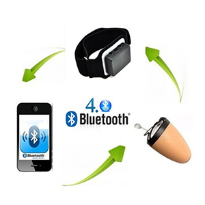 Oreillette espion Bluetooth sans fil et dispositif de téléphone portable  sous forme de carte