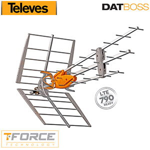 Antenne DAT BOSS Televes - UHF (C21-60) - TNT - Gain 45 dB