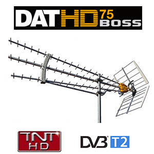 Antenne DAT HD 75 BOSS Televes - UHF TNT - Gain 19 dB - Spécial réception difficile