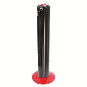Ventilateur colonne noir et rouge - DomoClip DOM347NR