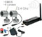 Kit 2 camras couleur sans fil - CMOS 1/3 - 380 lignes TV - 2.4Ghz - IR + Mini rcepteur DVR USB