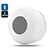 Mini haut-parleur Bluetooth - tanche IPX4 - Microphone intgr - Rponse aux appels - Ventouse - Blanc