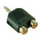 Adaptateur Jack mle 3.5 vers 2 x RCA Femelle