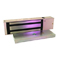 Ventouse lectromagntique aluminium rectangulaire en applique - 600 kg - 12/24VCC - Led detat en option