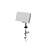 Antenne Satellite - LNB pour Camping Car Mobile-Home Caravane 33.7 db  12.75 GHz en Blanc Argent