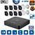 Pack de 8 camras filaire  1080p tanche IP66 + Enregistreur DVR - 8 canaux - Vision nocturne jusqu 20m - H.264 - Angle de vision 75 - HDMI - 5 modes denregistrement